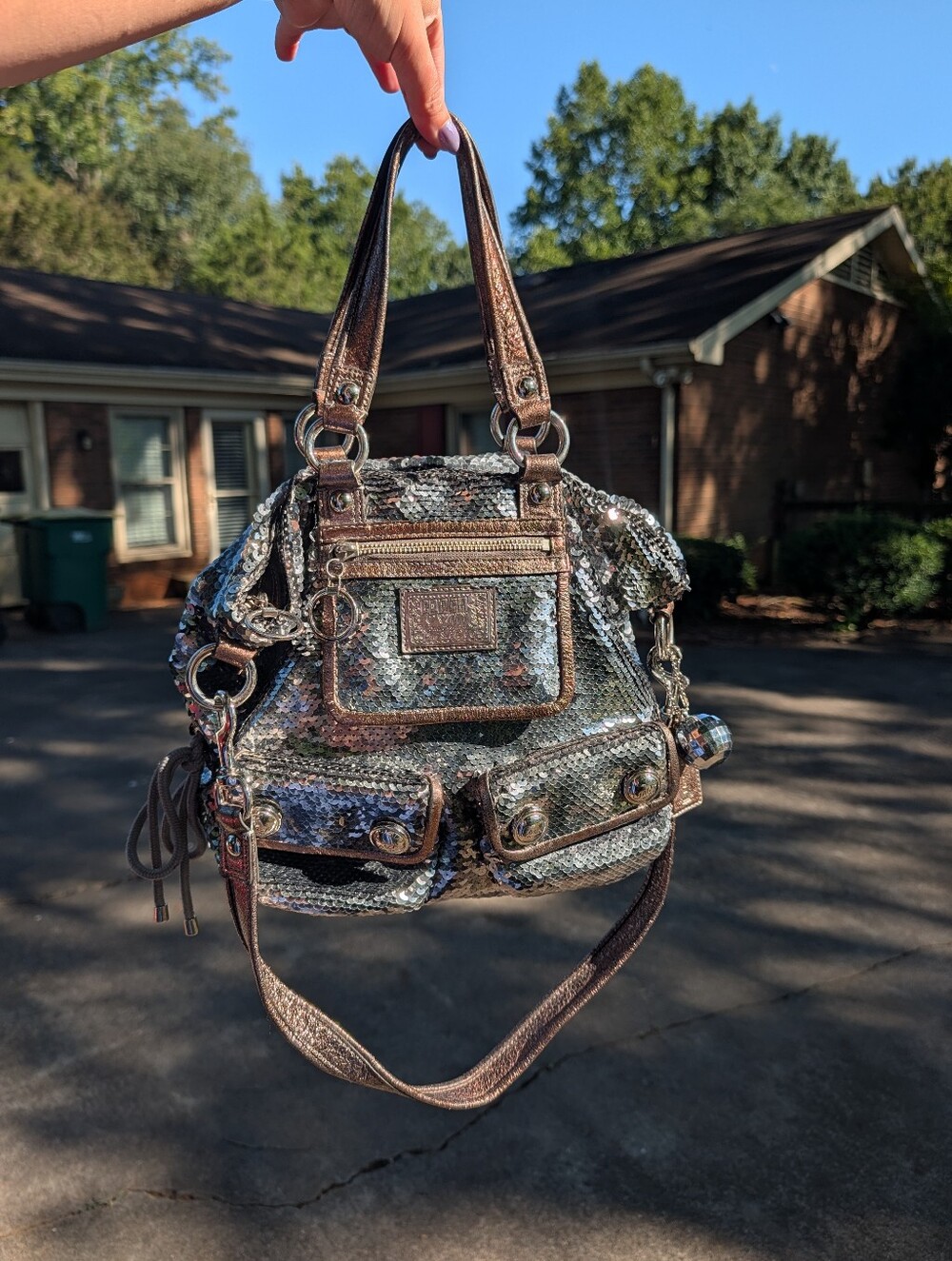 Coach Poppy Sequin Spotlight Bag